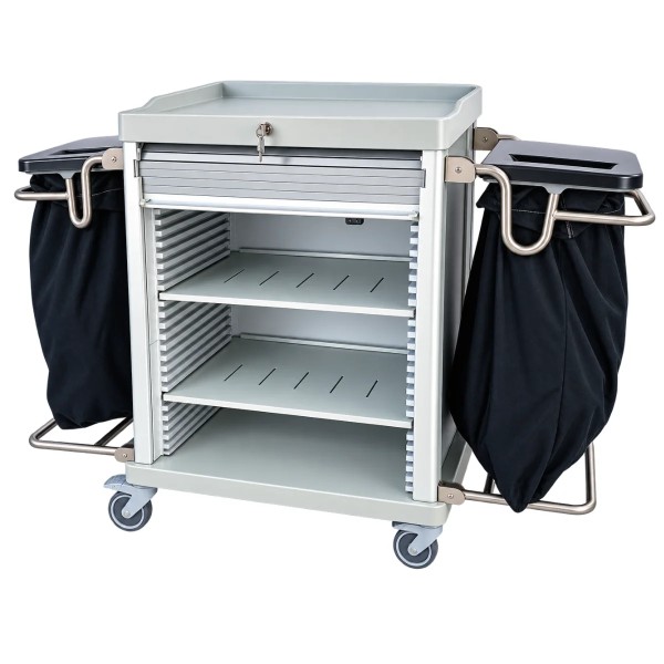 Zimmermädchenwagen Essential mit Rollladen