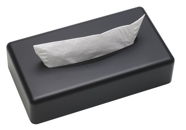 Kleenex Box Spender Rechteckig Mattschwarz